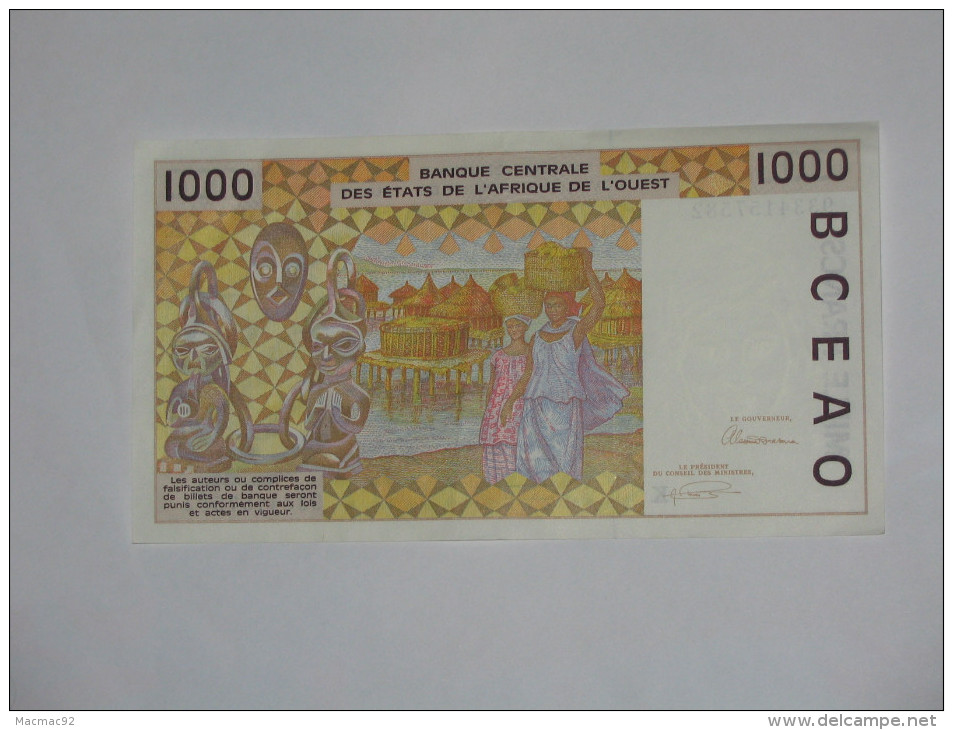 1000 Mille Francs 1993 - SENEGAL - Banque Centrale Des états De L´Afrique De L´ouest  *** EN ACHAT IMMEDIAT *** - Senegal