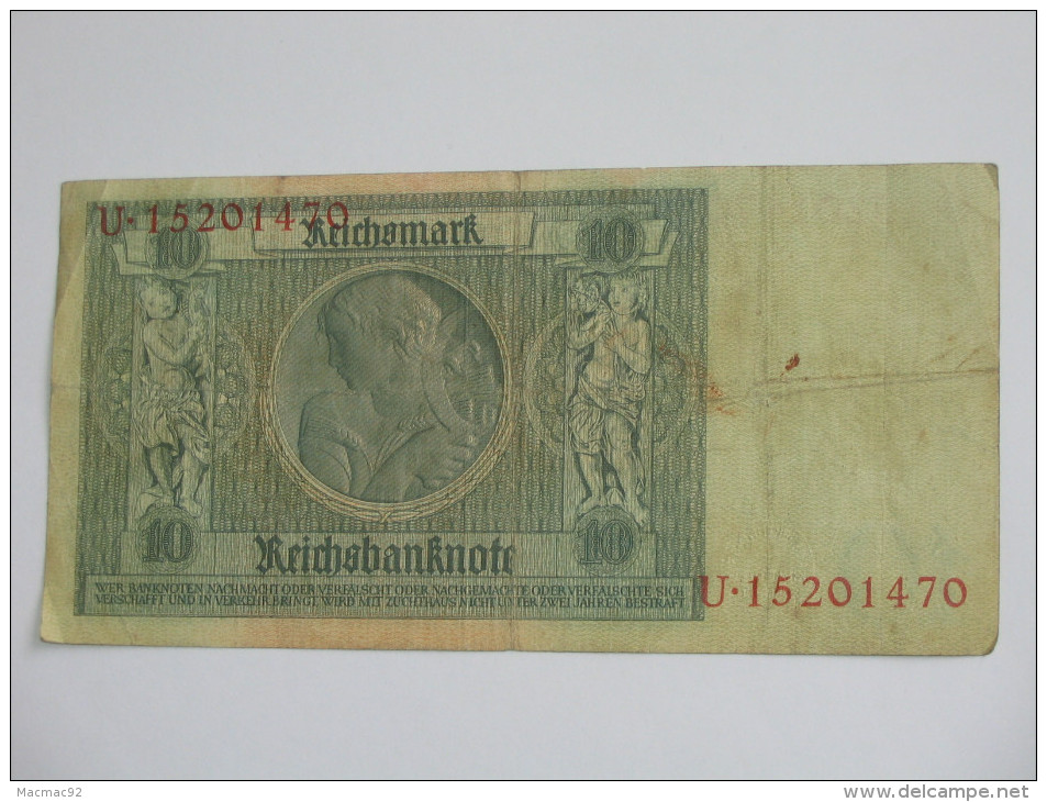 10  Reichsmark - Zehn Reichmark - 1929  Reichsbanknote - Germany - Allemagne *** EN ACHAT IMMEDIAT *** - 10 Mark