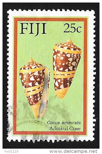FIJI - Scott #566 Conus Ammiralis / Used Stamp - Fiji (1970-...)