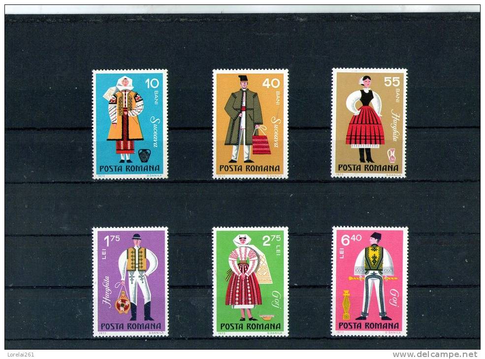 1973 COSTUMES REGIONAUX YV= 2745/2750  Et Mi No 3110/3115 MNH - Nuevos