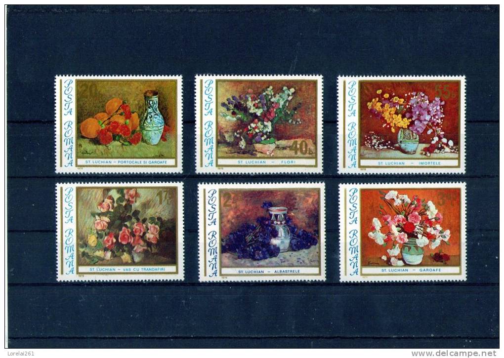 1976 - Tableaux De Fleurs De St.Luchian Yv No 2992/2997 Et Mi 3382/3387 MNH - Ungebraucht