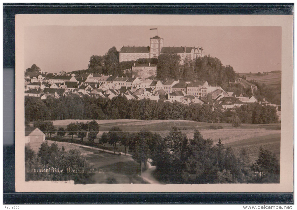 Weitra - Blick Auf Den Ort Und Burg - Weitra