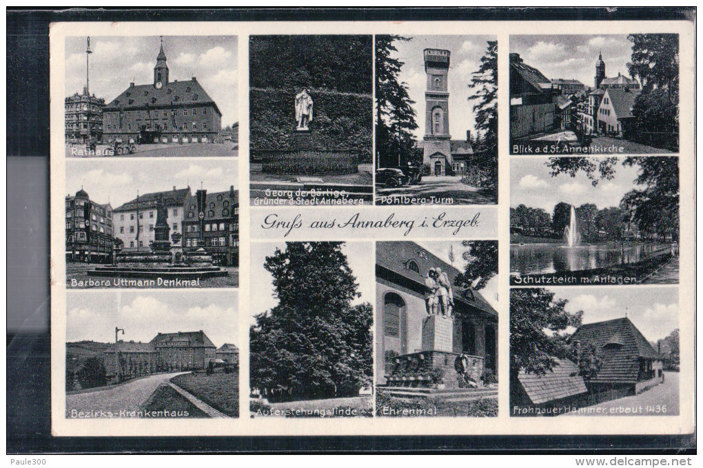 Annaberg Buchholz - Mehrbildkarte Gruß Aus Annaberg - Erzgebirge - Annaberg-Buchholz