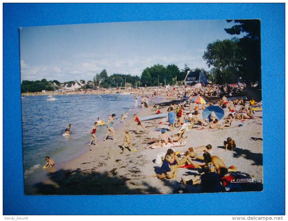 Cpm   CONCARNEAU  -  29  -    Plage  Du Cabellou  -  Finistère - Concarneau