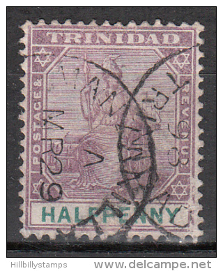 Trinidad   Scott No.   74    Used   Year  1896 - Trinidad & Tobago (...-1961)