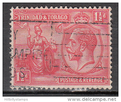 Trinidad And Tobago    Scott No.  23    Used     Year  1922 - Trinidad & Tobago (...-1961)