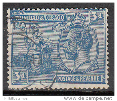 Trinidad And Tobago    Scott No.  25    Used     Year  1922 - Trinidad & Tobago (...-1961)