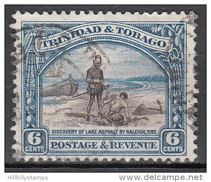 Trinidad And Tobago    Scott No.  37a    Used     Year  1935     Perf  12.5 - Trinidad Y Tobago