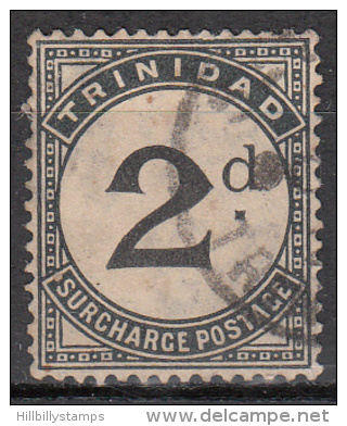 Trinidad And Tobago    Scott No.  J2    Used    Year  1923 - Trinité & Tobago (...-1961)