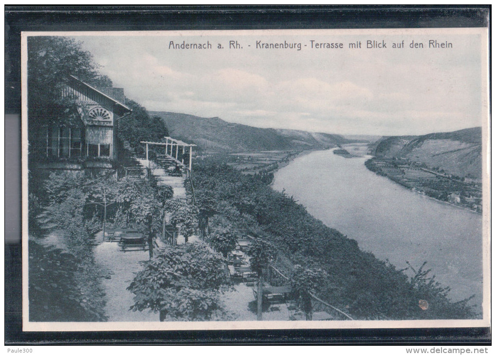 Andernach - Kranenburg - Terrasse Mit Blick Auf Den Rhein - Andernach