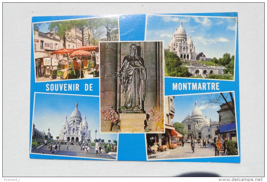 France Paris Souvenir De Montmatre  A 34 - Mehransichten, Panoramakarten