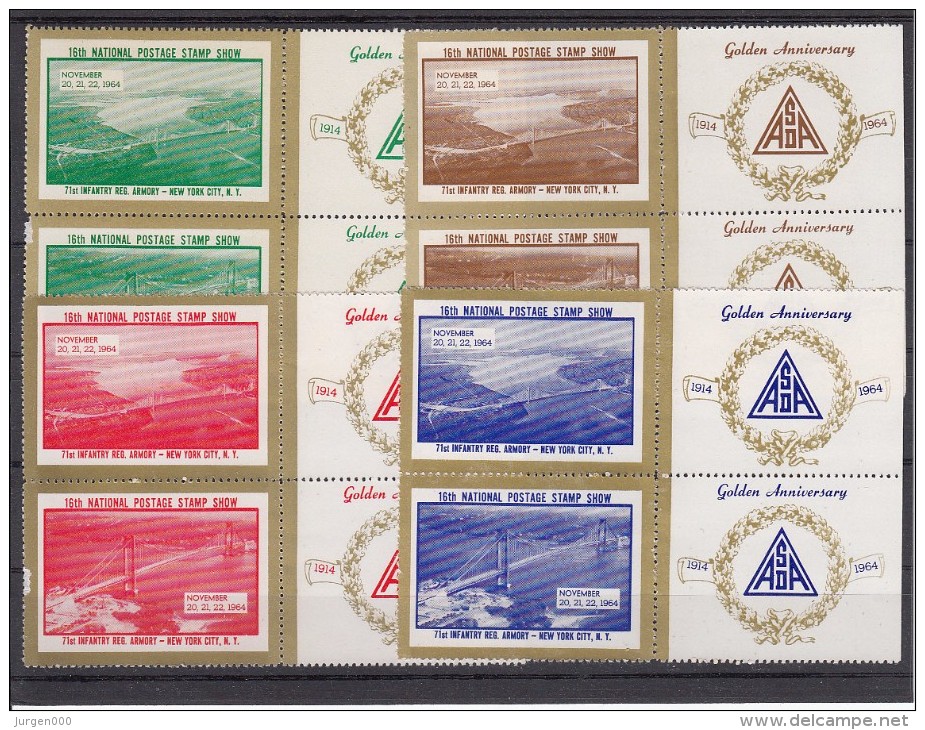 Vignettes 1964 **, ASDA, National Postage Stamp Show, Michel = ?? € (X09071) - Non Classés