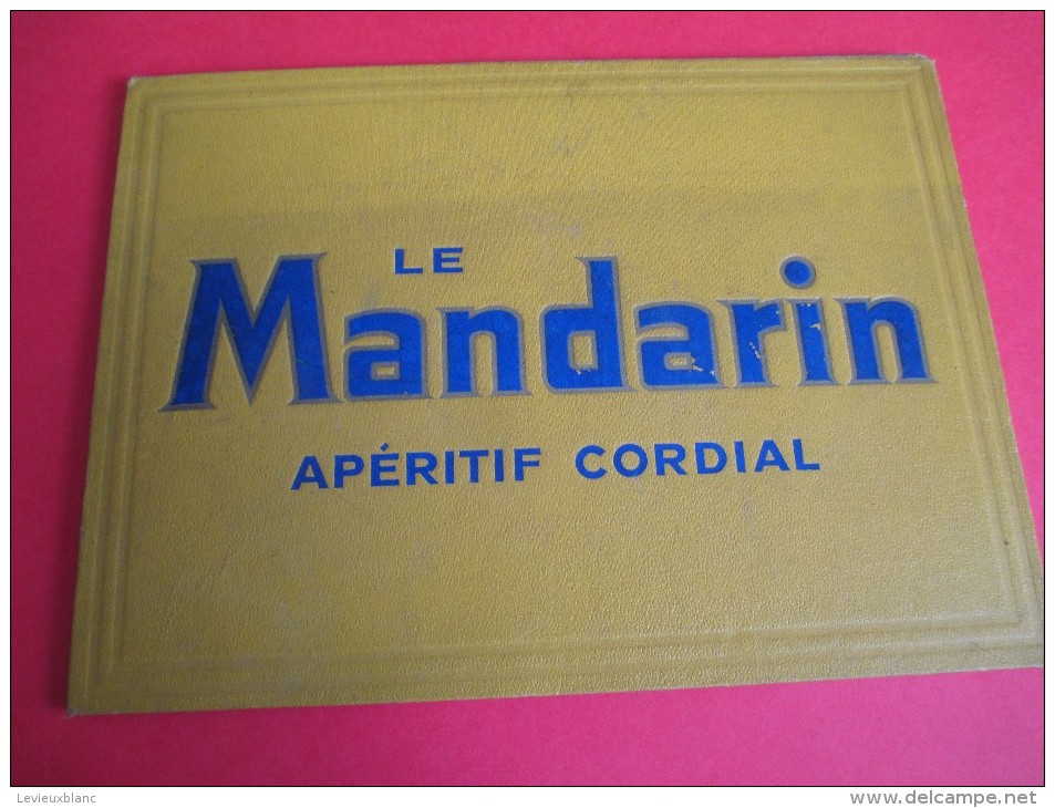 Calendrier Publicitaire/Sous-Main Calendrier/Le Mandarin /Apéritif Cordial/1937-1938        CAL213 - Autres & Non Classés