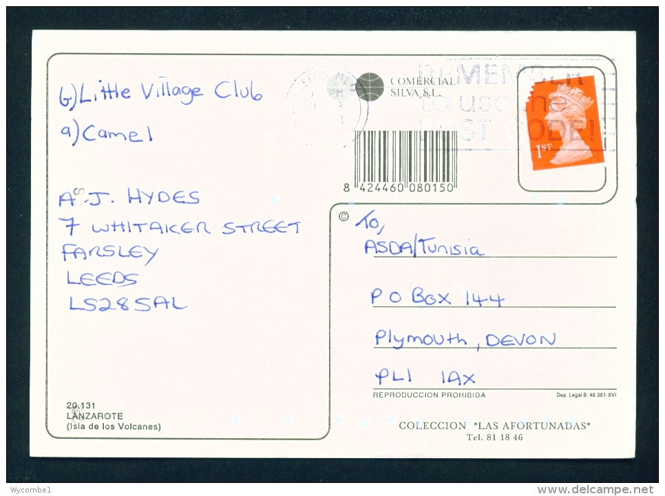 SPAIN  -  Lanzarote  Multi View  Used Postcard As Scans - Lanzarote