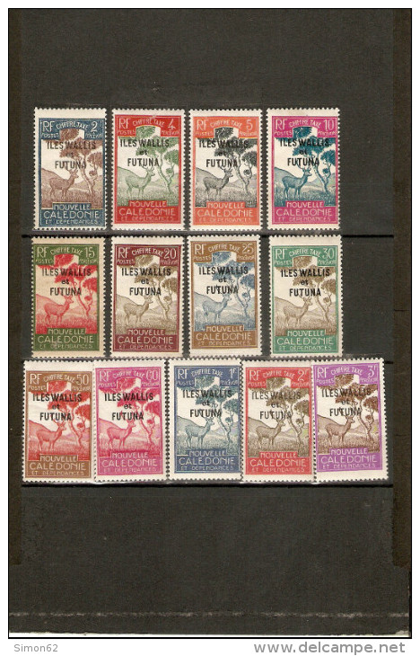 WALLIS ET FUTUNA  TIMBRE TAXE   N° 11/23  NEUF* *  Et * DANS L ETAT   DE 1930 - Timbres-taxe