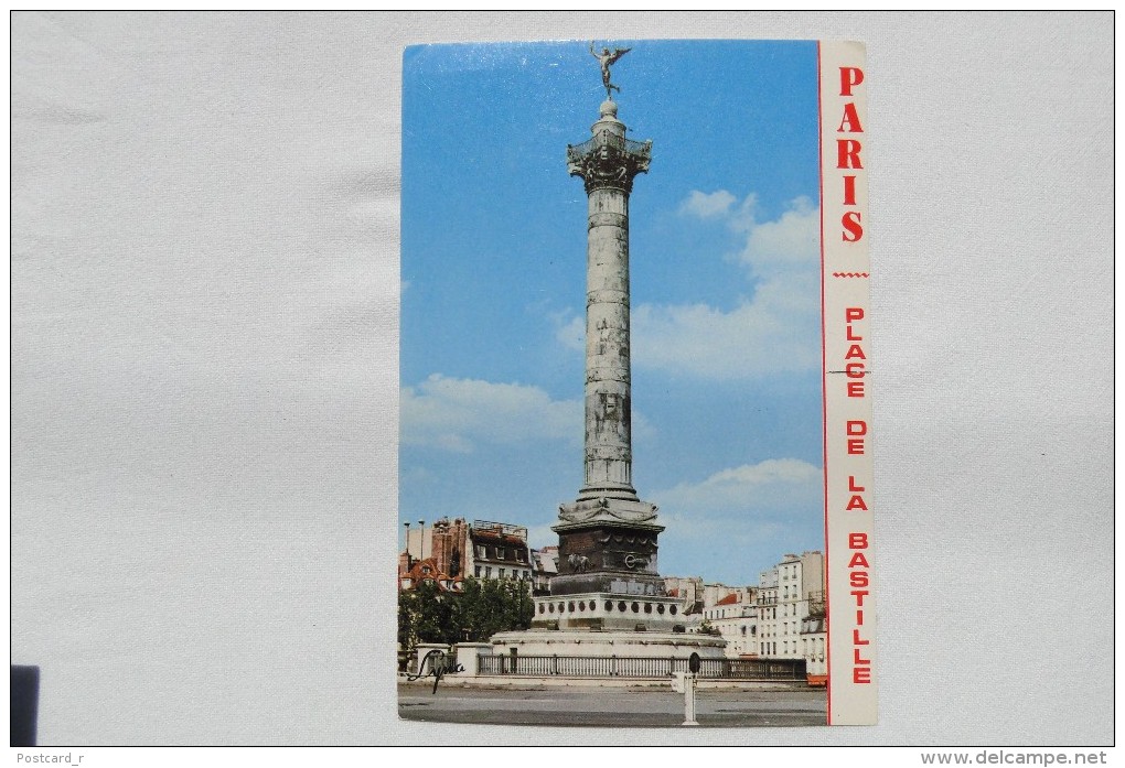 France Paris La Place De La Bastille 1977  A 34 - Squares