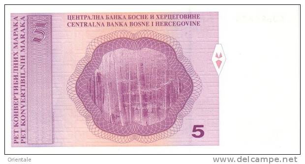 BOSNIA & HERZEGOVINA P.  62a 5 M 1998 UNC - Bosnia And Herzegovina