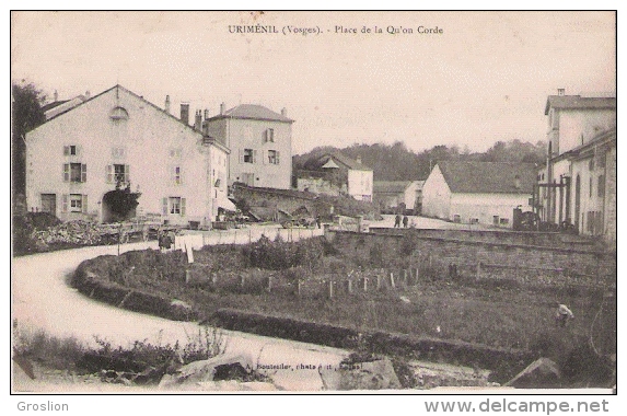 URIMENIL (VOSGES) PLACE DE LA QU'ON CORDE - Urimenil