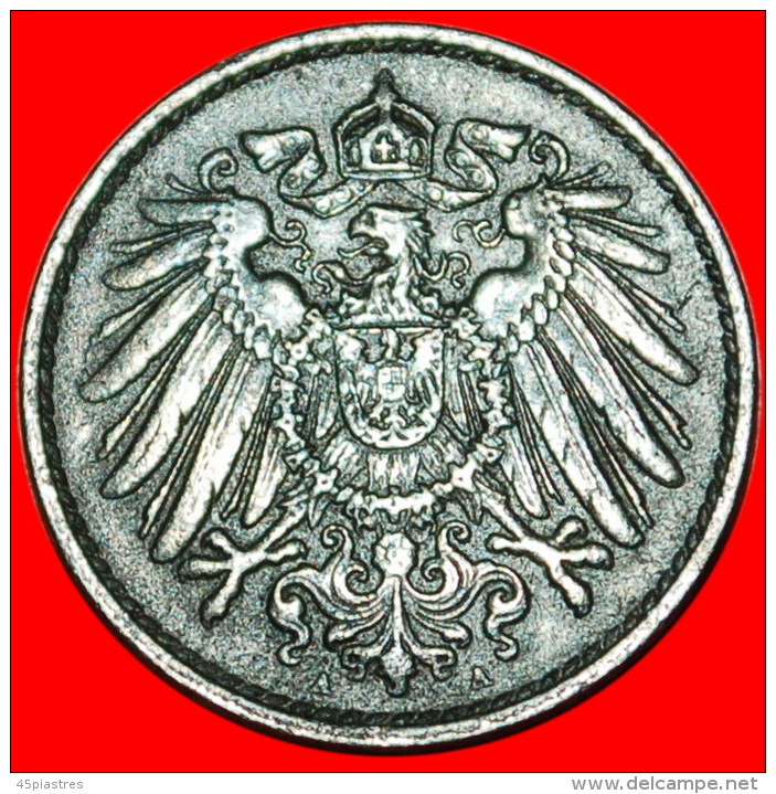 * FIRST WORLD WAR (1914-1918): GERMANY ★ 5 PFENNIG 1917A BERLIN! LOW START NO RESERVE! - 5 Pfennig