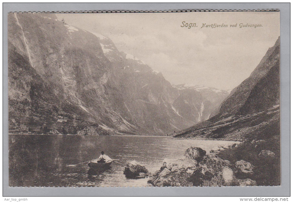 AK Norwegen SOGN 1941-07-06Udvar Fjord Foto Svanoi Bergen Eneberettiget - Norvège