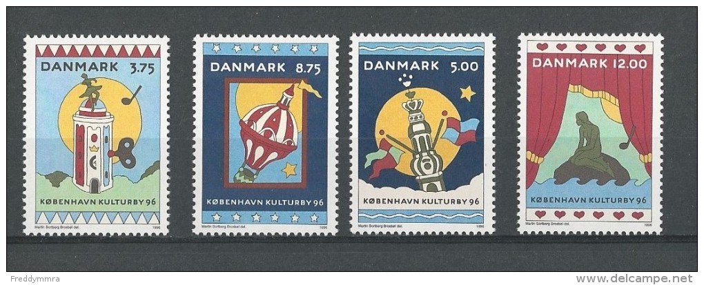 Danemark: 1119/ 1122 ** - Unused Stamps