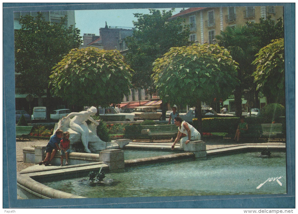 64-PAU-Le Bassin Du Square Clémenceau - Non écrite - 2 Scans -10.5 X 15 - JOVE - Pau