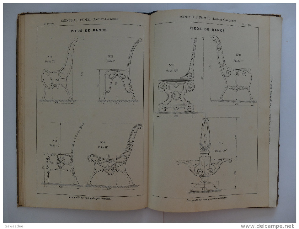 ALBUM N°4 - SOCIETE METALLURGIQUE DU PERIGORD - FUMEL - DEDICACE - 1903 - PHOTOS ET NOMBREUSES PLANCHES - Basteln