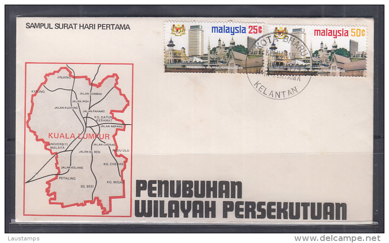 Malaysia 1972 Establishment Of Kuala Lumpur As A Federal Territory, National Mosque FDC - Islam