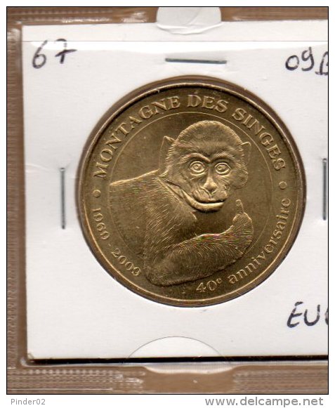 Monnaie De Paris : La Montagne Des Singes 40 Ans - 2009 - 2009