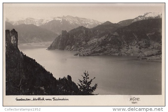 24572- GMUNDEN- TRAUNSEE LAKE PANORAMA, MOUNTAINS - Gmunden