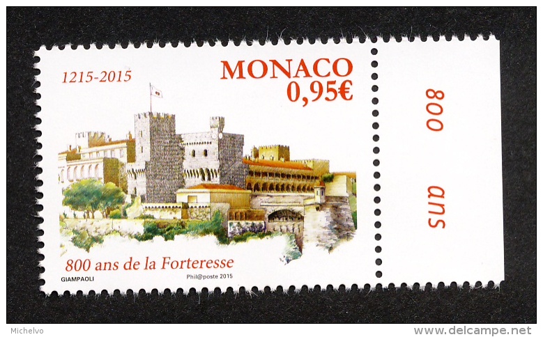 Monaco 2015 - Yv N° 2991 ** - 800 ANS DE LA FORTERESSE - Unused Stamps