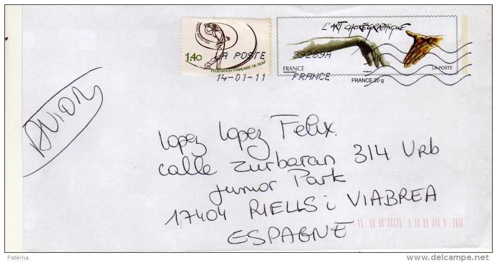 2813 Carta Entero Postal 2011  L ´art Chokegraphique Francia - Prêts-à-poster: Other (1995-...)