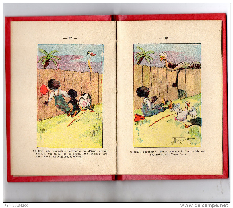 BIBLIOTHEQUE DES ECOLES ET DES FAMILLES   Yacoub Le Petit Négre  SERIE PAPILLON   Hachette  1929 - Hachette