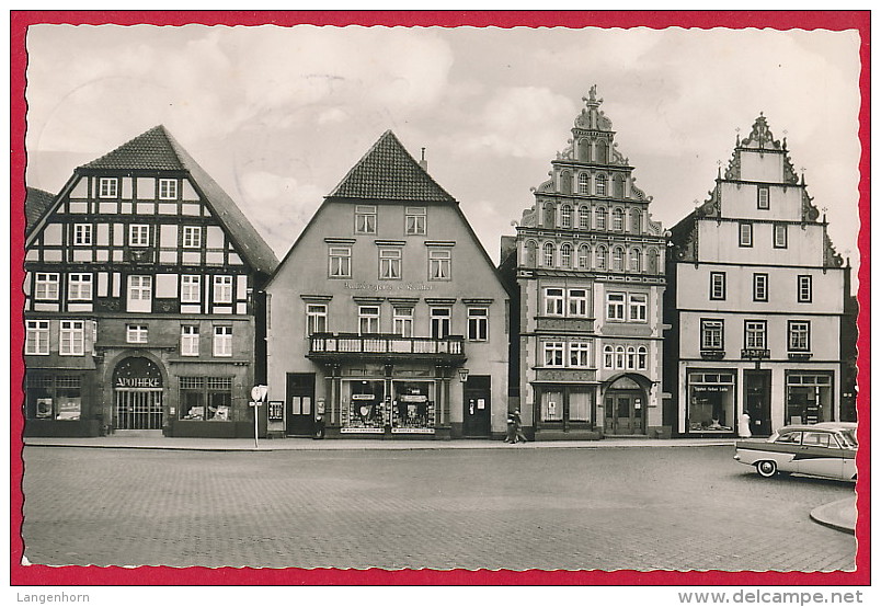 AK ´Bad Salzuflen´ Häuser Am Markt ~ 1962 - Bad Salzuflen