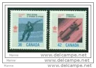 -Canada-1987-"Olympic Winter Games" MNH  (**) - Unused Stamps