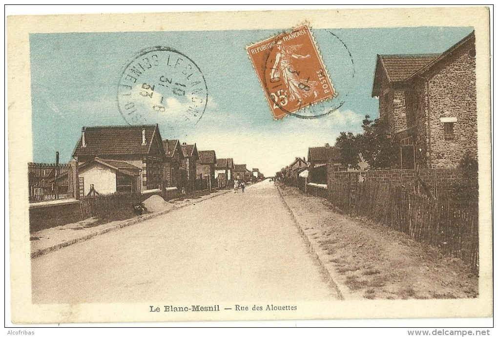 93 CPA Le Blanc Mesnil  Rue Des Alouettes - Le Blanc-Mesnil