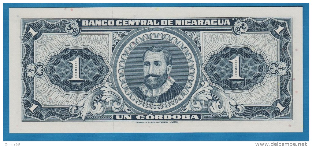 NICARAGUA 1 Cordoba D. 25.05.1968 Série B 46457077 P# 115 - Nicaragua