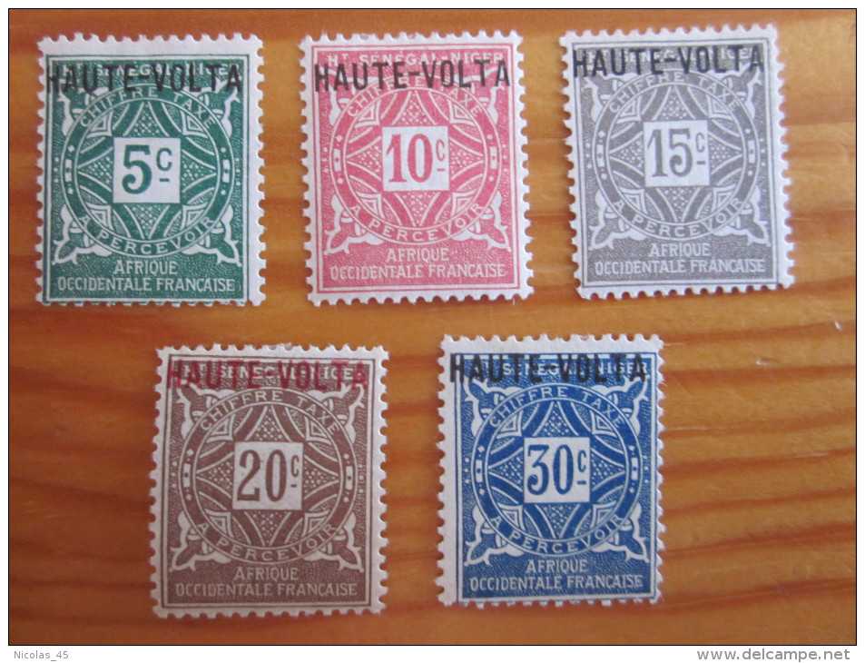 Haute Volta * Taxe - Timbres-taxe