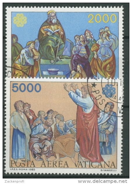 Vatikan 1983 Weltkommunikationsjahr 842/43 Gestempelt - Used Stamps