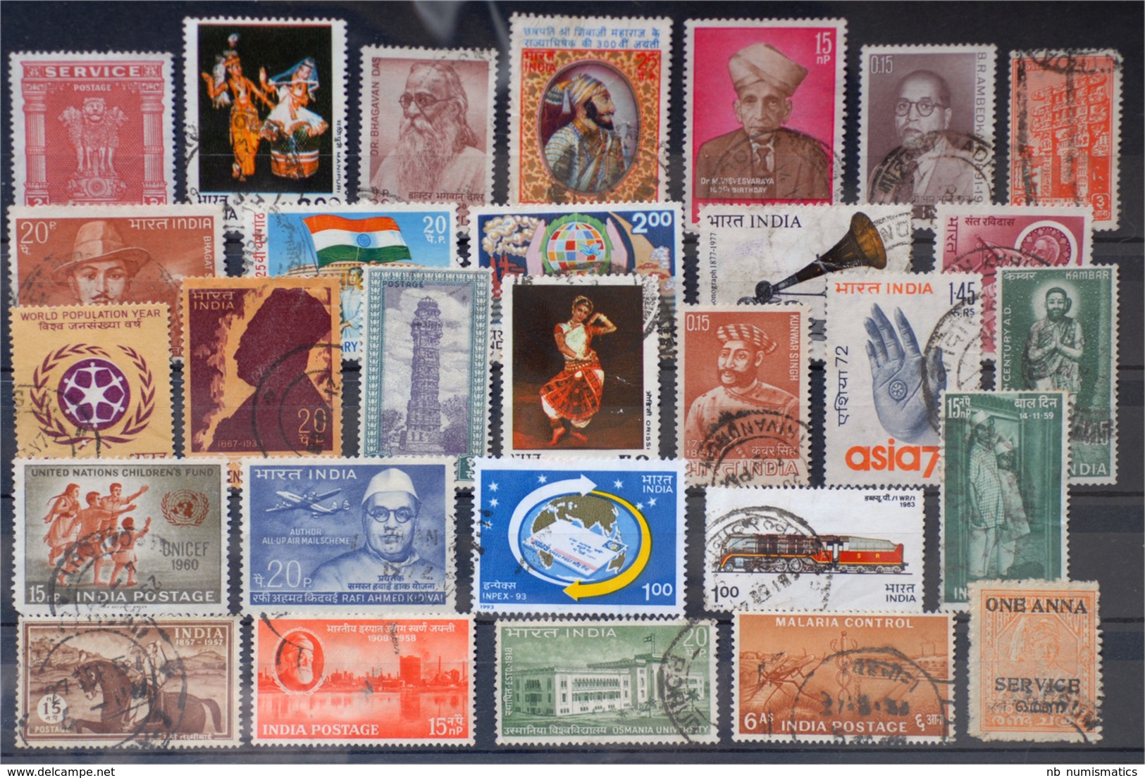 India-lot Stamps (ST366) - Collections, Lots & Séries