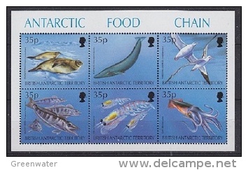 British Antarctic Territory 1994 Antarctic Food Chain M/s ** Mnh (23220A) - Neufs