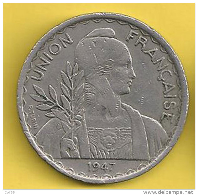 2 Monnaies Indochine Française Et Fédération Indochinoise 1 Piastre De Commerce (Fausse) 1 Piastre (vrai)1896 Et 1947 - Autres – Asie