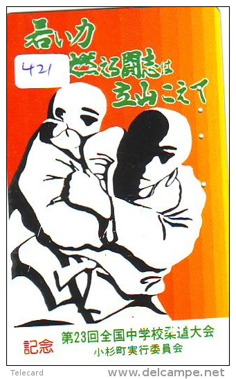 Télécarte JAPON * JUDO (421) TELEFONKARTE * PHONECARD JAPAN - Sport