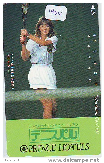 Télécarte Japon * Sport  * TENNIS (1904)  PHONECARD JAPAN * TELEFONKARTE * - Sport