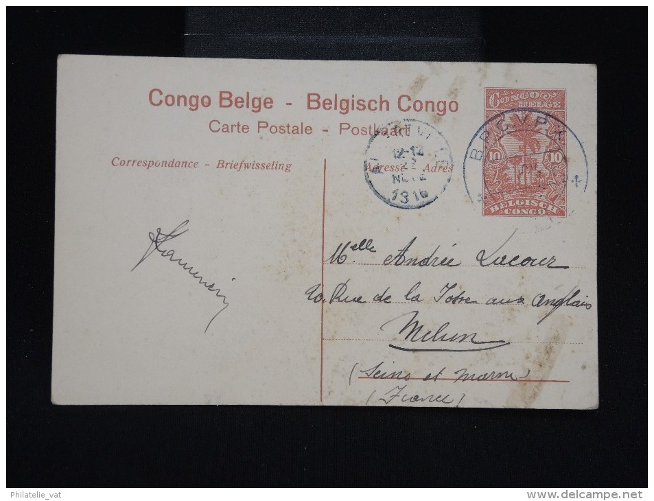CONGO BELGE - Entier Postal Voyagé Par La France 1900 / 1920 - A Voir - Lot 8209 - Ganzsachen