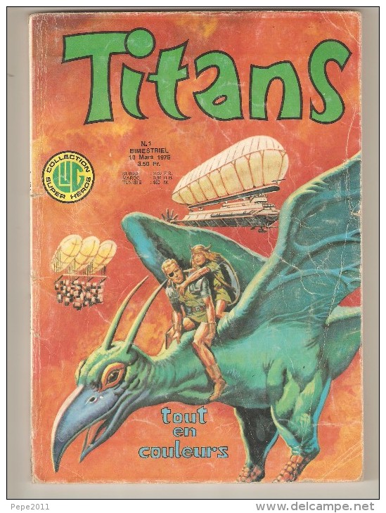 TITANS N°1 (10 Mars 1976) - Peu Courant - Titans