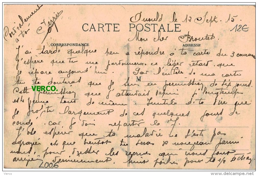 Carte Postale Ancienne De ANOULD – VANNE DU SOUCHE - Anould