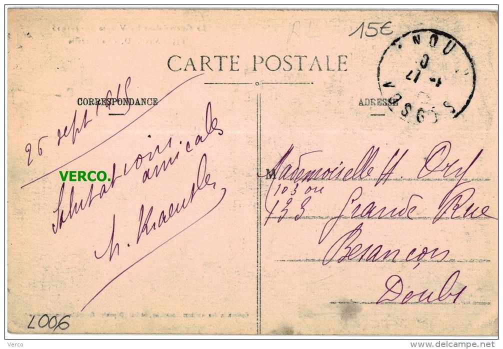 Carte Postale Ancienne De ANOULD – LA HARDALLE - Anould