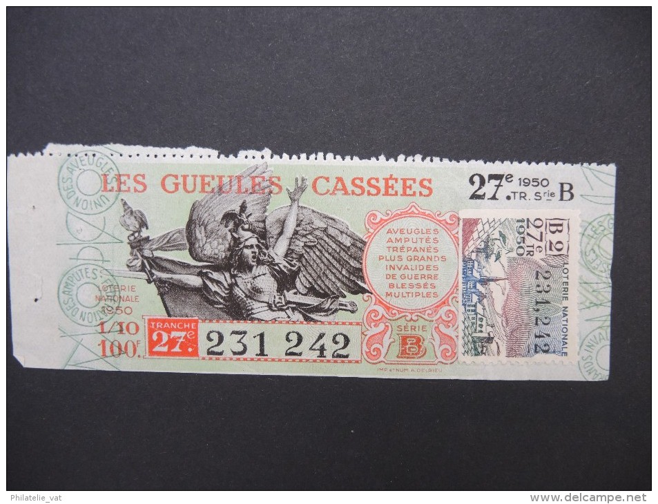 Billets De Loterie - Détaillons Jolie Collection - A Voir - Lot N° 8227 - Billets De Loterie