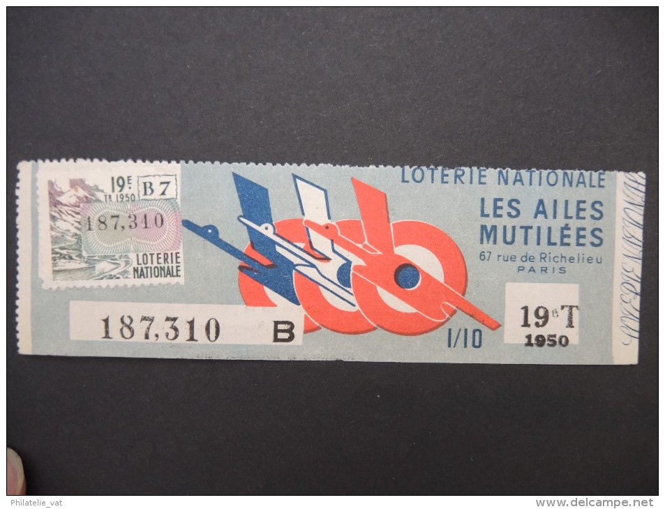 Billets De Loterie - Détaillons Jolie Collection - A Voir - Lot N° 8228 - Billets De Loterie